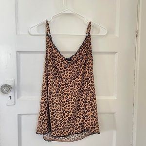 Vintage Cheetah Print Lingerie Top